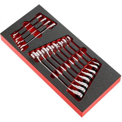 Facom 12-teiliges Ratschen- und Gabelschlüsselsatz Facom 12-teiliges Ratschen- und Gabelschlüsselsatz