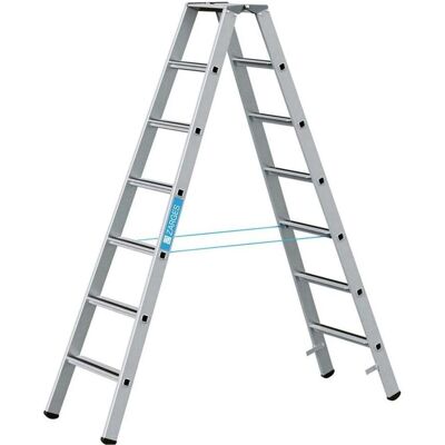 Zarges, Leiter + Gerüst, Saferstep B - Stufen-Stehleiter 2 x 7 (Stehleiter, 158 cm) Zarges, Leiter + Gerüst, Saferstep B - Stufen-Stehleiter 2 x 7 (Stehleiter, 158 cm)