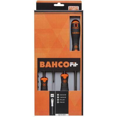 Bahco Schraubenzieher, 4pcs Screwdriver Set Slot/Ph (Phillipps-Kreuzschlitz (PH)) Bahco Schraubenzieher, 4pcs Screwdriver Set Slot/Ph (Phillipps-Kreuzschlitz (PH))