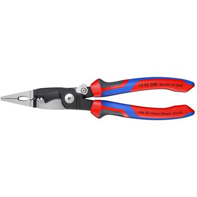 Knipex Schwarze 200mm Mehrzweck-Elektroinstallationszange Knipex Schwarze 200mm Mehrzweck-Elektroinstallationszange