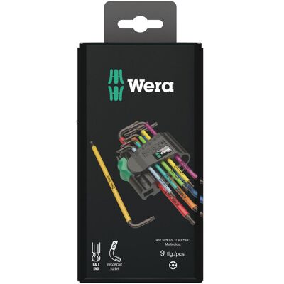 Wera, Sechskantschlüssel, 967/9 TX BO Multicolour 1 Wera, Sechskantschlüssel, 967/9 TX BO Multicolour 1