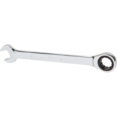 Stier, Schraubenschlüssel, Maul-Ringratschenschlüssel SW 13 mm (13 mm) Stier, Schraubenschlüssel, Maul-Ringratschenschlüssel SW 13 mm (13 mm)