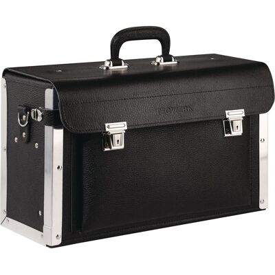 Tecwerk, Werkzeugkoffer, Werkzeugtasche B430xT170xH280mm 16 l Leder Tecwerk, Werkzeugkoffer, Werkzeugtasche B430xT170xH280mm 16 l Leder