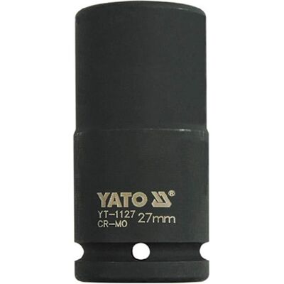 Yato, Steckschlüssel + Stecknuss, IMPACT SOCKET DEEP 34x27MM (3/4") Yato, Steckschlüssel + Stecknuss, IMPACT SOCKET DEEP 34x27MM (3/4")