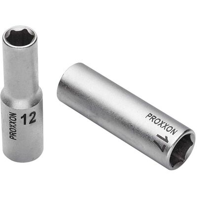 Proxxon, Steckschlüssel + Stecknuss, 1/2" Tiefbett-Steckschlüsseleinsatz 17 (17 mm) Proxxon, Steckschlüssel + Stecknuss, 1/2" Tiefbett-Steckschlüsseleinsatz 17 (17 mm)