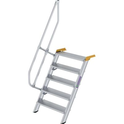 Munk Günzburger Steigtechnik Aluminium-Leiter - 5 Stufen, 60°, 800mm Breite Munk Günzburger Steigtechnik Aluminium-Leiter - 5 Stufen, 60°, 800mm Breite