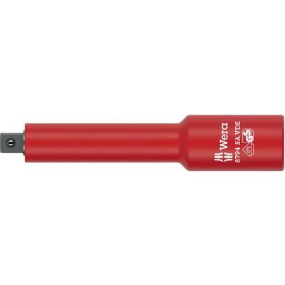 Wera, Steckschlüssel + Stecknuss, 8794 SA VDE Zyklop-Verlängerung 1/4", kurz1/4"x91.0 Wera, Steckschlüssel + Stecknuss, 8794 SA VDE Zyklop-Verlängerung 1/4", kurz1/4"x91.0