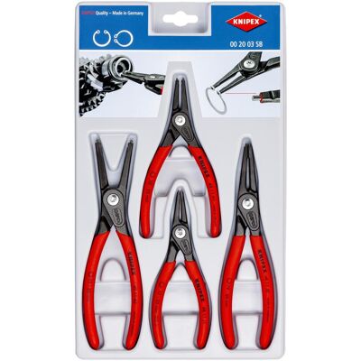 Knipex, Zange, Präzisions-Sicherungsringzangen-Set (180 mm) Knipex, Zange, Präzisions-Sicherungsringzangen-Set (180 mm)