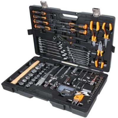 BETA, Werkzeugkoffer, BW 2047E/C108 Kunststof koffer met 108-delig assortiment gereedschappen - 020476308 (108 Teile) BETA, Werkzeugkoffer, BW 2047E/C108 Kunststof koffer met 108-delig assortiment gereedschappen - 020476308 (108 Teile)