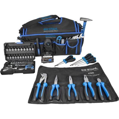 SW-Stahl, Werkzeugkoffer, Z5000 Werkzeugtasche Multibag XL, Bestückung 109-teilig (109 Teile) SW-Stahl, Werkzeugkoffer, Z5000 Werkzeugtasche Multibag XL, Bestückung 109-teilig (109 Teile)