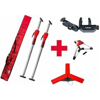 Bessey, Schraubstock + Zwinge, STE300-SET-24 STE300 Deckenmontageset inkl. Boden- und Deckenstativ und Laserhalter in Tasche Bessey, Schraubstock + Zwinge, STE300-SET-24 STE300 Deckenmontageset inkl. Boden- und Deckenstativ und Laserhalter in Tasche
