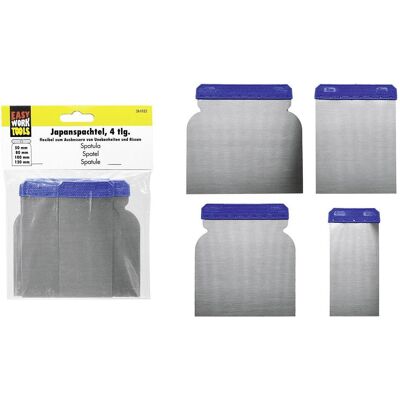 Easy Work, Kelle + Spachtel, Japanspachtel, 4 tlg (11.50 cm) Easy Work, Kelle + Spachtel, Japanspachtel, 4 tlg (11.50 cm)