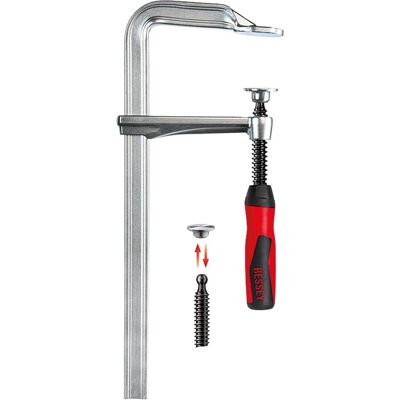 Bessey, Schraubstock + Zwinge, Ganzstahl-Schraubzwinge GZ-2K (300 mm) Bessey, Schraubstock + Zwinge, Ganzstahl-Schraubzwinge GZ-2K (300 mm)