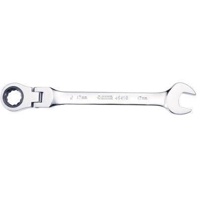 SATA, Schraubenschlüssel, Gelenk-Ratschen-Ringmaulschlüssel, 21 mm, 290 mm SATA, Schraubenschlüssel, Gelenk-Ratschen-Ringmaulschlüssel, 21 mm, 290 mm