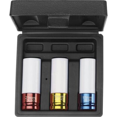 WGB, Steckschlüssel + Stecknuss, Kraft-Schoneinsatz-Satz 3319 KK 1/2" DIN3121 3-teilig WGB, Steckschlüssel + Stecknuss, Kraft-Schoneinsatz-Satz 3319 KK 1/2" DIN3121 3-teilig