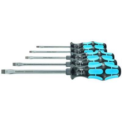 Wera, Schraubenzieher, Schraubendreher-Satz für Schlitz, mit Kraftform-Heft (Schlitz) Wera, Schraubenzieher, Schraubendreher-Satz für Schlitz, mit Kraftform-Heft (Schlitz)