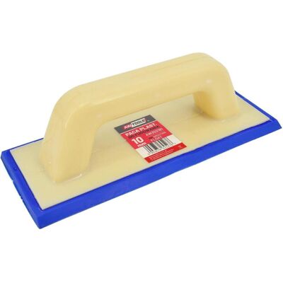 Awtools, Kelle + Spachtel, Kunststoffkelle mit Gummibeschichtung zum Verfugen (9.50 cm) Awtools, Kelle + Spachtel, Kunststoffkelle mit Gummibeschichtung zum Verfugen (9.50 cm)