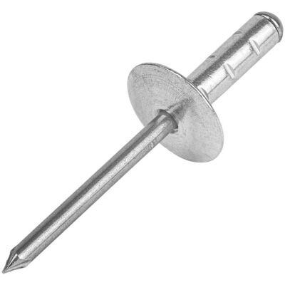 Gesipa, Nieten, Poly Grip Mehrbereichsniet Grossflachkopf 4.8x17/16 Alu mit Edelstahldorn Gesipa, Nieten, Poly Grip Mehrbereichsniet Grossflachkopf 4.8x17/16 Alu mit Edelstahldorn