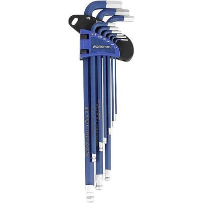Workpro, Sechskantschlüssel, Aussen-Sechskant, Kugelkopf Schraubendreher-Set 1.5 mm, 2 mm, 2.5 mm, 3 Workpro, Sechskantschlüssel, Aussen-Sechskant, Kugelkopf Schraubendreher-Set 1.5 mm, 2 mm, 2.5 mm, 3
