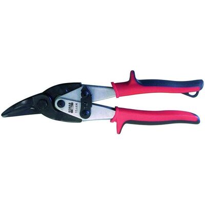 Bahco Bolzenschneider + Seitenschneider, Figurenschere für Linksschnitt mit höherer Kraft durch Hebelübersetzung und roten Griffen für bis z (250 mm) Bahco Bolzenschneider + Seitenschneider, Figurenschere für Linksschnitt mit höherer Kraft durch Hebelübersetzung und roten Griffen für bis z (250 mm)