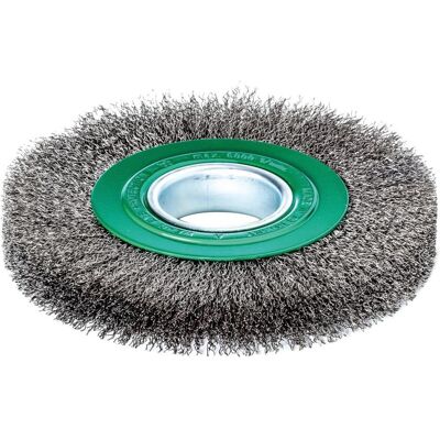 Lessmann, Schleifmittel, Rundbürste V4A gewellt 200 x 30 x 0,3 mm Lessmann, Schleifmittel, Rundbürste V4A gewellt 200 x 30 x 0,3 mm