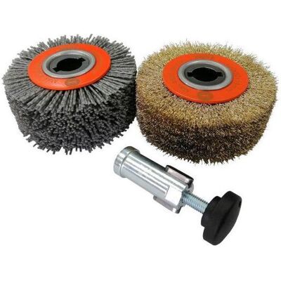 Globe, Schleifmittel, Set GLOB SYSTEM GS05-13 is designed for wood aging with 50 mm wide brushes Globe, Schleifmittel, Set GLOB SYSTEM GS05-13 is designed for wood aging with 50 mm wide brushes