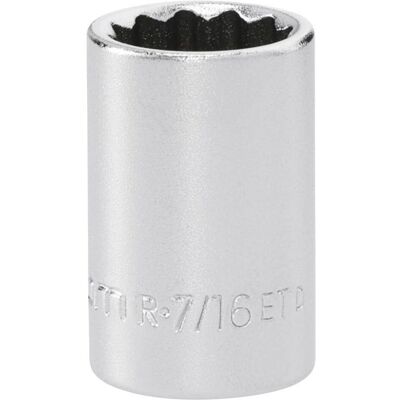 Facom, Steckschlüssel + Stecknuss, R.7/16ET R.7/16ET Steckschlüssel 1/4" Facom, Steckschlüssel + Stecknuss, R.7/16ET R.7/16ET Steckschlüssel 1/4"