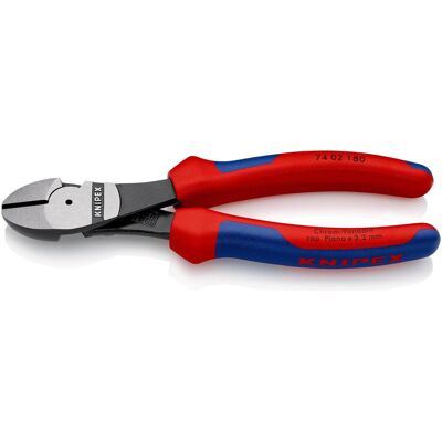 Knipex, Bolzenschneider + Seitenschneider, Kraft-Seitenschneider 74 02 180 SB (180 mm) Knipex, Bolzenschneider + Seitenschneider, Kraft-Seitenschneider 74 02 180 SB (180 mm)