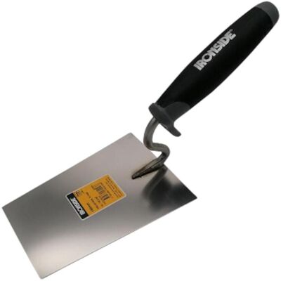 Ironside, Kelle + Spachtel, Stuckateurkelle 160 mm mit 2-Komponenten-Griff, 1 Stück, 160246 (16 cm) Ironside, Kelle + Spachtel, Stuckateurkelle 160 mm mit 2-Komponenten-Griff, 1 Stück, 160246 (16 cm)