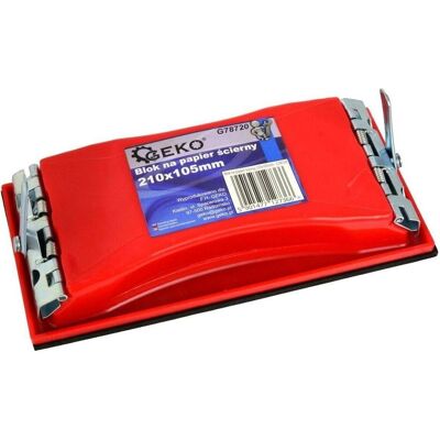 GEKO, Schleifmittel, Schleifpapierblock, 210x105 mm GEKO, Schleifmittel, Schleifpapierblock, 210x105 mm