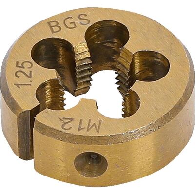BGS, Gewindeschneider + Gewindebohrer, Gewindeschneideisen M12 x 1,25 x 30 mm BGS, Gewindeschneider + Gewindebohrer, Gewindeschneideisen M12 x 1,25 x 30 mm