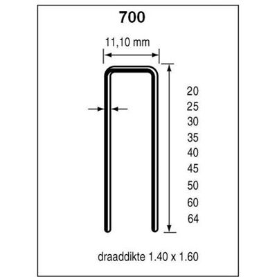 Dutack, Nieten, 5056039 Nicht 700 Serie 25 mm 10.000 Stück Dutack, Nieten, 5056039 Nicht 700 Serie 25 mm 10.000 Stück