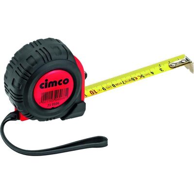 Cimco, Längenmesswerkzeug, Bandmass 5m schwarz/rot 210105 (5 m) Cimco, Längenmesswerkzeug, Bandmass 5m schwarz/rot 210105 (5 m)