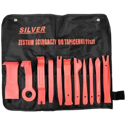 Silver, Fahrzeug Werkzeug, Polsterabzieher-Satz 11-teilig (EX10270) Silver, Fahrzeug Werkzeug, Polsterabzieher-Satz 11-teilig (EX10270)