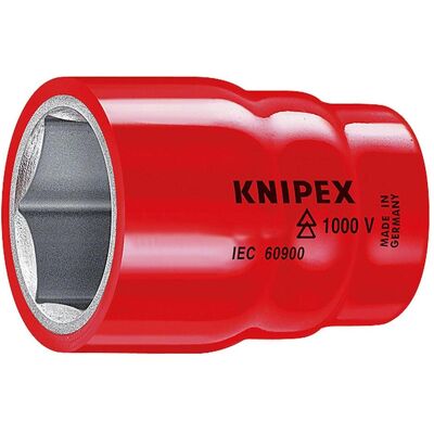 Knipex Steckschlüsseleinsatz 1/2 19mm - Steckschlüssel Knipex Steckschlüsseleinsatz 1/2 19mm - Steckschlüssel