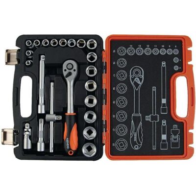 Kendo, Steckschlüssel + Stecknuss, Steckschlüsselsatz (10 mm, 11 mm, 12 mm, 13 mm, 14 mm, 15 mm, 16 mm, 17 mm, 18 mm, 19 mm, 20 mm, 21 mm, 22 mm, 6 mm, 7 mm, 8 mm, 9 mm) Kendo, Steckschlüssel + Stecknuss, Steckschlüsselsatz (10 mm, 11 mm, 12 mm, 13 mm, 14 mm, 15 mm, 16 mm, 17 mm, 18 mm, 19 mm, 20 mm, 21 mm, 22 mm, 6 mm, 7 mm, 8 mm, 9 mm)