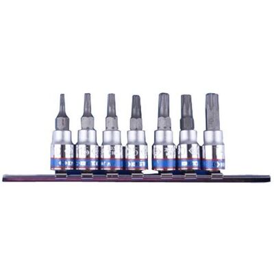 King T10 Torx Steckschlüssel-Set - 7 Stück King T10 Torx Steckschlüssel-Set - 7 Stück