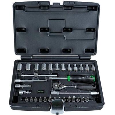 Haupa, Steckschlüssel + Stecknuss, Steckschlüssel-Satz 6,4mm(1/4) 110674 Haupa, Steckschlüssel + Stecknuss, Steckschlüssel-Satz 6,4mm(1/4) 110674