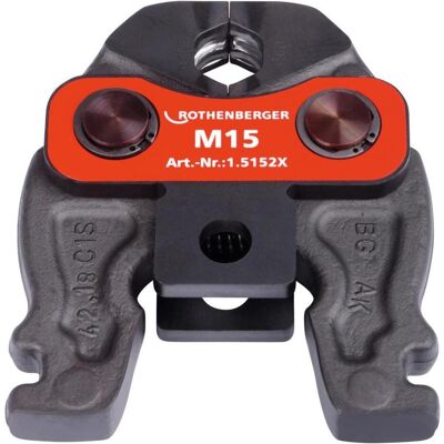 Rothenberger, Zange Zubehör, Presavimo galvų rinkinys Compact M15-18-22-28mm Rothenberger, Zange Zubehör, Presavimo galvų rinkinys Compact M15-18-22-28mm