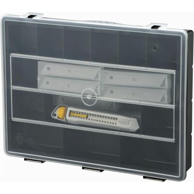 Stanley Cutter, Cutter Interlock 18mm + 200 Klingen + Organizer (Cutter) Stanley Cutter, Cutter Interlock 18mm + 200 Klingen + Organizer (Cutter)