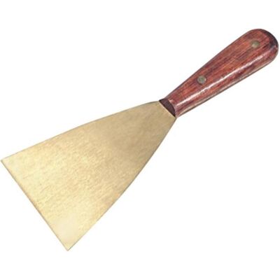 Trufa, Kelle + Spachtel, Messingspachtel Breite 60 mm Blattstärke 2 mm besonders stabil funkenarm (6 cm) Trufa, Kelle + Spachtel, Messingspachtel Breite 60 mm Blattstärke 2 mm besonders stabil funkenarm (6 cm)
