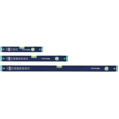 Tecwerk, Wasserwaage, Wasserwaagenset 3-teilig (40 cm) Tecwerk, Wasserwaage, Wasserwaagenset 3-teilig (40 cm)
