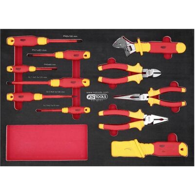 KSTOOLS Ks Tools - Isoliertes Werkzeugsatz, 11-tlg - Werkzeugset KSTOOLS Ks Tools - Isoliertes Werkzeugsatz, 11-tlg - Werkzeugset