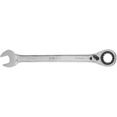 Neo, Schraubenschlüssel, Ring-Maulschlüssel (Ratschen-Maulschlüssel mit 20-mm-Schalter) (20 mm) Neo, Schraubenschlüssel, Ring-Maulschlüssel (Ratschen-Maulschlüssel mit 20-mm-Schalter) (20 mm)
