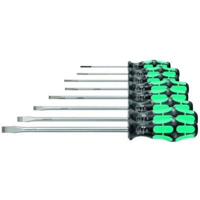 Wera, Schraubenzieher, Norm-Schraubendreher-Satz für Schlitz, mit Kraftform-Heft (Schlitz) Wera, Schraubenzieher, Norm-Schraubendreher-Satz für Schlitz, mit Kraftform-Heft (Schlitz)