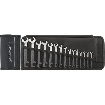 Stahlwille, Schraubenschlüssel, Doppel-Maulschlüssel-Satz 15te (10 mm, 11 mm, 12 mm, 13 mm, 14 mm, 3.2 mm, 3.5 mm, 4 mm, 4.5 mm, 5 mm, 5.5 mm, 6 mm, 7 mm, 8 mm, 9 mm) Stahlwille, Schraubenschlüssel, Doppel-Maulschlüssel-Satz 15te (10 mm, 11 mm, 12 mm, 13 mm, 14 mm, 3.2 mm, 3.5 mm, 4 mm, 4.5 mm, 5 mm, 5.5 mm, 6 mm, 7 mm, 8 mm, 9 mm)