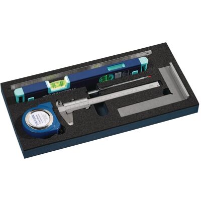Tecwerk, Zubehör Werkzeugaufbewahrung, Werkzeugmodul 6-teilig 1/3-Modul Messwerkzeugsatz Tecwerk, Zubehör Werkzeugaufbewahrung, Werkzeugmodul 6-teilig 1/3-Modul Messwerkzeugsatz