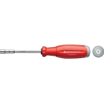 Packard Bell Swiss Tools, Schraubenzieher, Aussensechskant-Schraubenzieher PB 38200 SwissGrip Evo Gr. 6 90 mm Packard Bell Swiss Tools, Schraubenzieher, Aussensechskant-Schraubenzieher PB 38200 SwissGrip Evo Gr. 6 90 mm