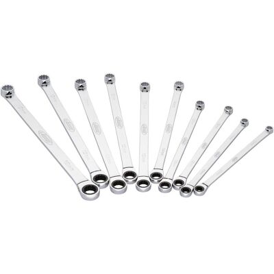 Vigor, Schraubenschlüssel, Ratschen-Ringschlüssel Satz · extra lang ∙ V7031 (10 mm, 11 mm, 12 mm, 13 mm, 14 mm, 15 mm, 16 mm, 17 mm, 18 mm, 19 mm) Vigor, Schraubenschlüssel, Ratschen-Ringschlüssel Satz · extra lang ∙ V7031 (10 mm, 11 mm, 12 mm, 13 mm, 14 mm, 15 mm, 16 mm, 17 mm, 18 mm, 19 mm)