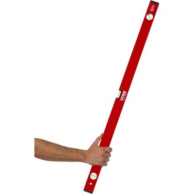 Stier, Wasserwaage, Wasserwaage 100 cm Aluminium ± 1,0 mm/m drei Libellen (100 cm) Stier, Wasserwaage, Wasserwaage 100 cm Aluminium ± 1,0 mm/m drei Libellen (100 cm)